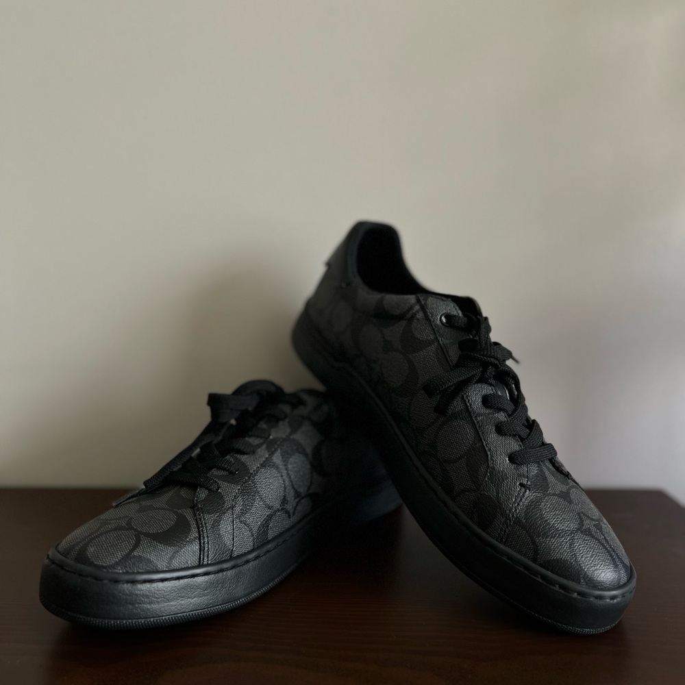 Coach Black Monogram Sneakers